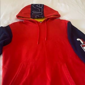 Red fila sweater brand new no tags